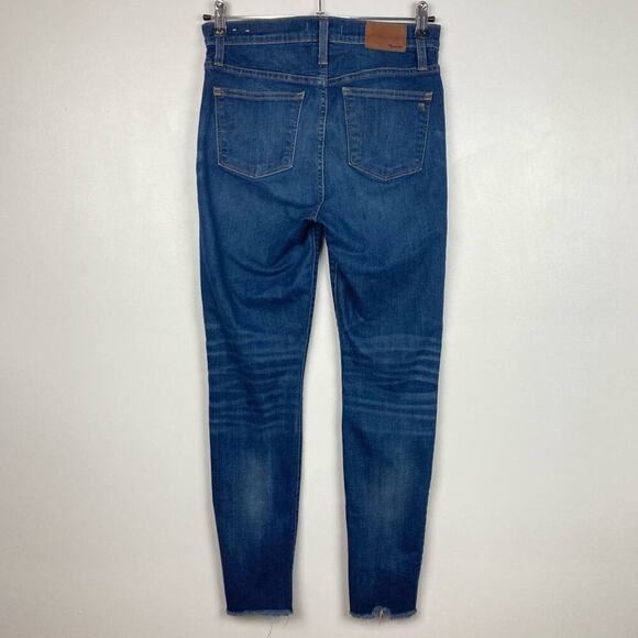 MADEWELL 9" High-Rise Skinny Jeans: Destructed Edition - Size 27 - Picture 7 of 13
